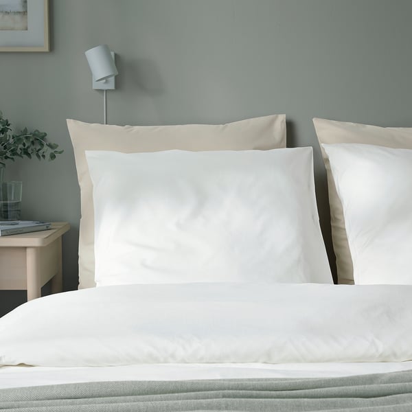 DVALA Pillowcase, white, 65x65 cm