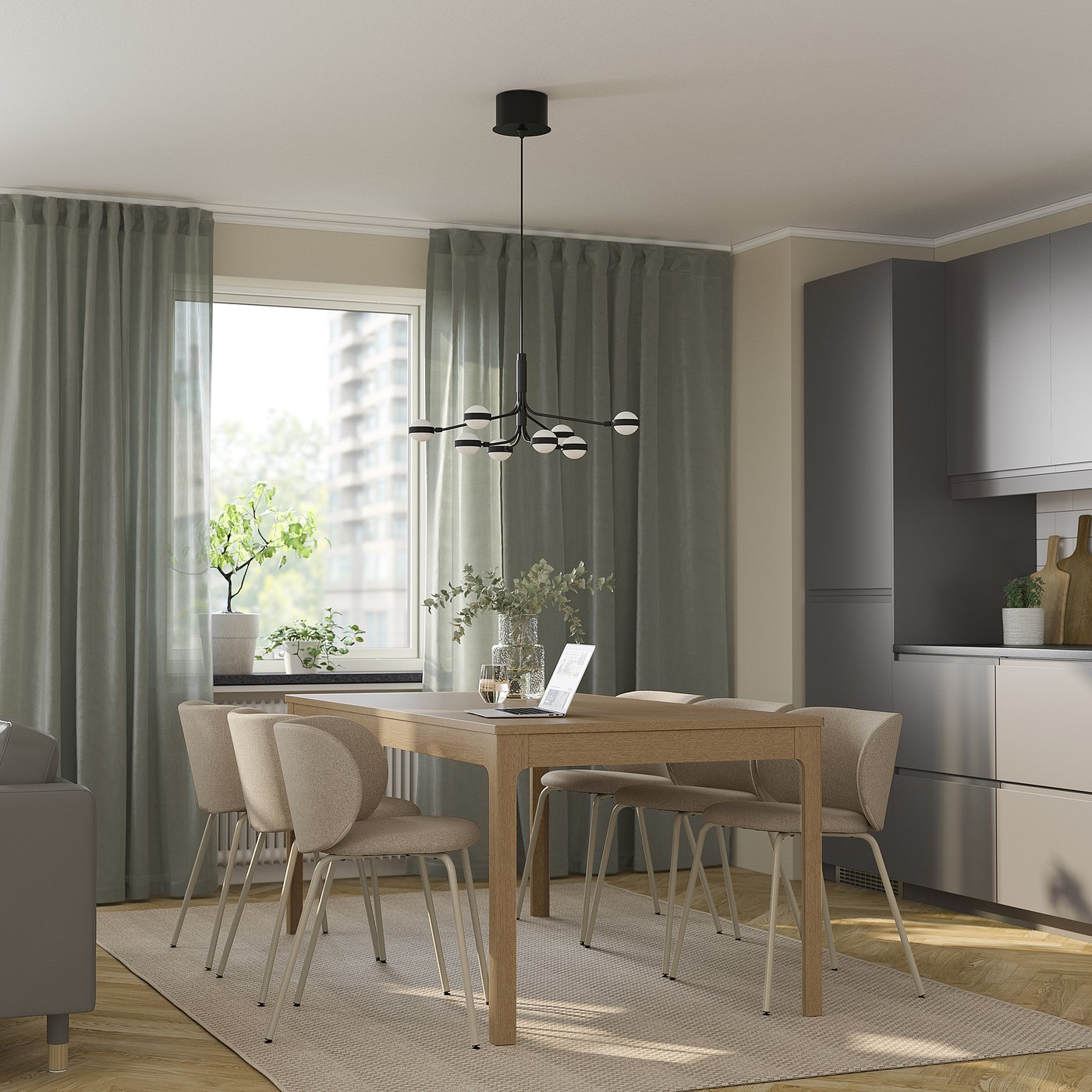 EKEDALEN extendable table, oak, 180/240x90 cm - IKEA