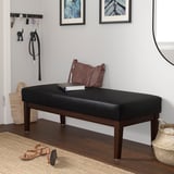 EKENÄSET Bench, Jonsbyn black, 112 cm