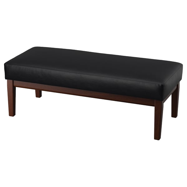 EKENÄSET Bench, Jonsbyn black, 112 cm