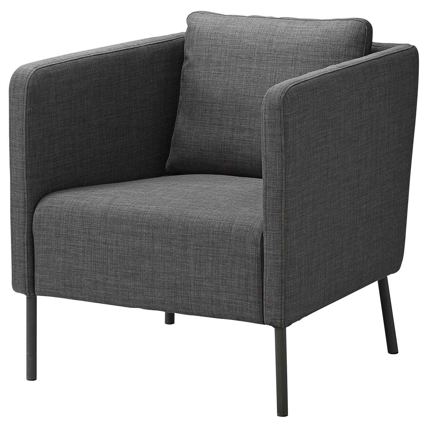 EKERÖ armchair, Skiftebo dark grey - IKEA