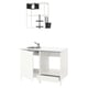 Option: ENHET Kitchen, white, 123x63.5x222 cm