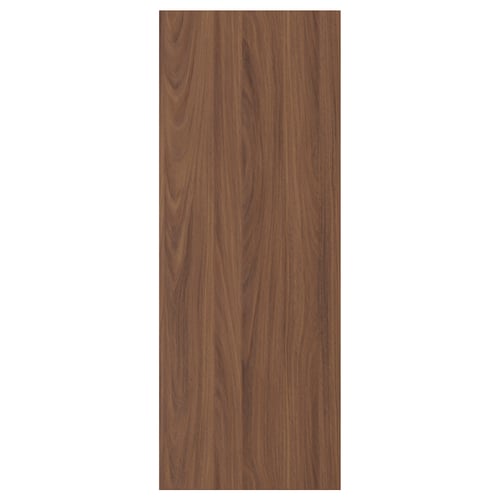 ENKÖPING door: brown walnut wood grain foil, rectangular, sleek design.