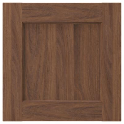 ENKÖPING Door, brown walnut effect, 40x40 cm