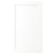 White ENKÖPING cabinet door with subtly grained, wood-like foil.