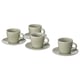 Option: FÄRGKLAR Cup with saucer, matt/green, 7 cl