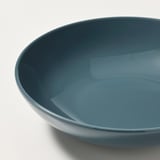 FÄRGKLAR Deep plate, glossy dark turquoise, 19 cm