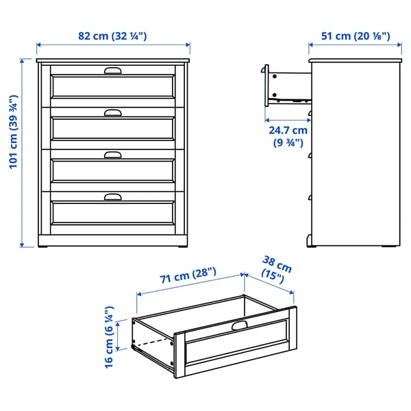 Illustration with measurements for the product: FÅGELFJÄLLET.