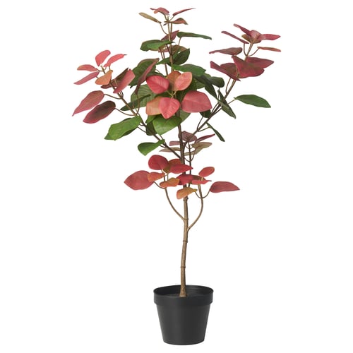 FEJKA lifelike red-green artificial plant, easy-care