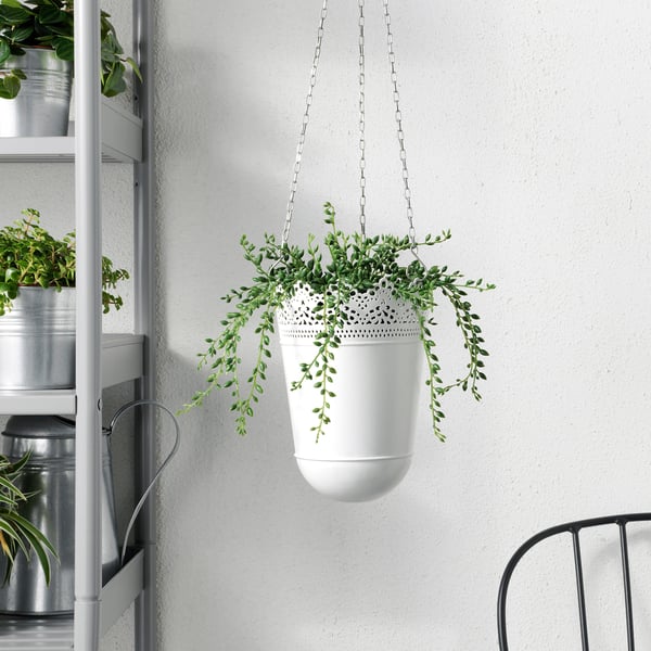 FEJKA Artificial potted plant, in/outdoor String of beads, 9 cm