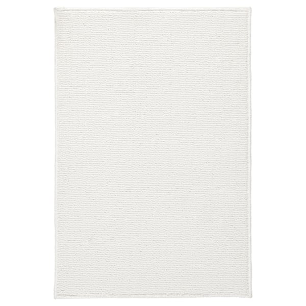 FINTSEN Bath mat, white, 40x60 cm