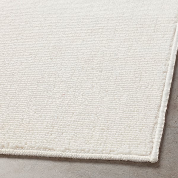 FINTSEN Bath mat, white, 40x60 cm