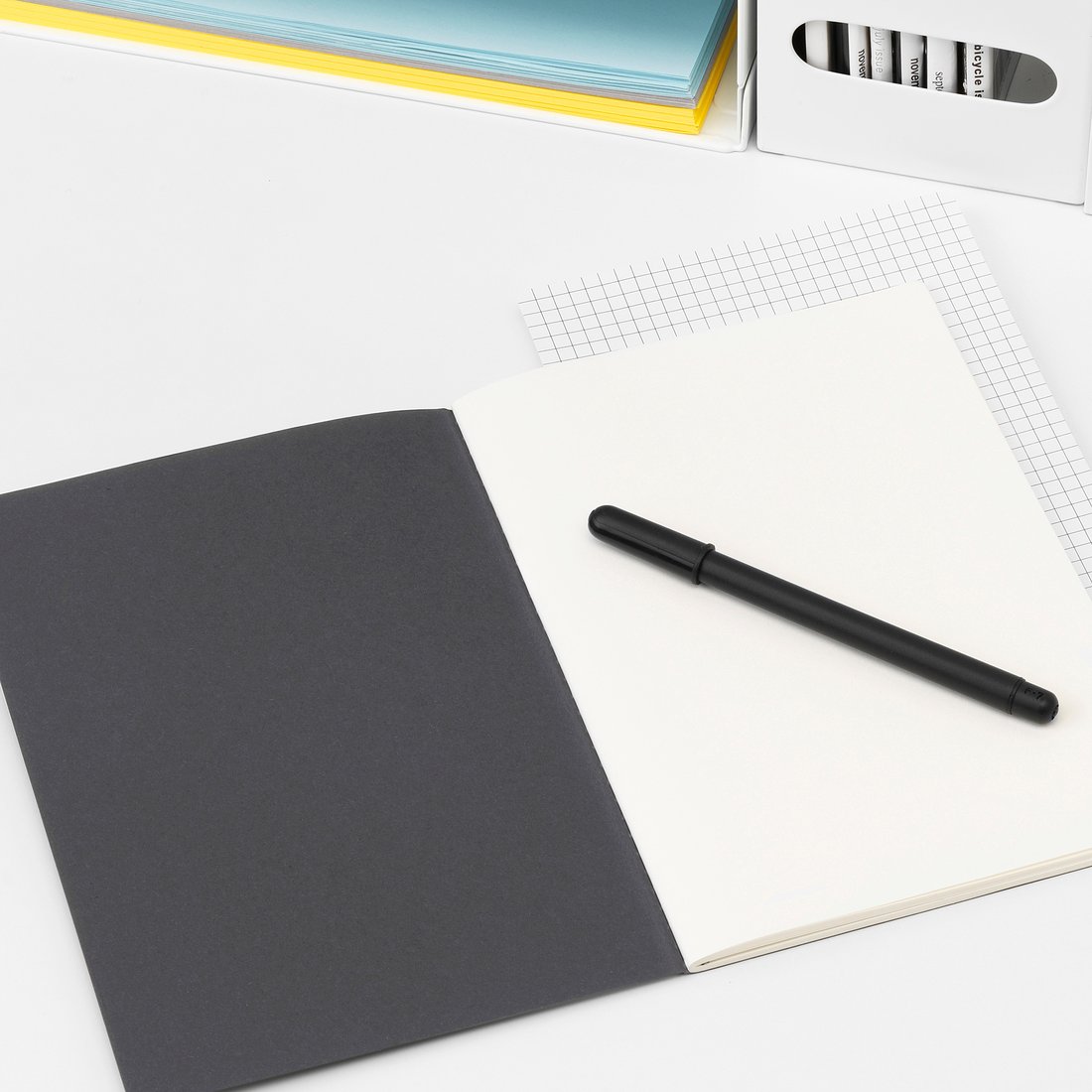 FULLFÖLJA Notebook, black, 21x15 cm IKEA