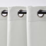 GINSTMOTT Curtains, 1 pair, white/with eyelets, 145x300 cm
