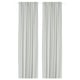 GINSTMOTT Curtains, 1 pair, white/with heading tape, 145x300 cm