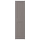 GRIMO Door with hinges, grey, 50x195 cm