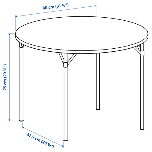 Illustration with measurements for the product: GRÖTÅN.