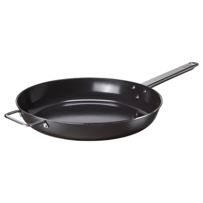GULDÖRING Frying pan, non-stick coating stainless steel/black-grey, 32 cm