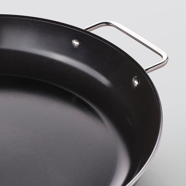 GULDÖRING Frying pan, non-stick coating stainless steel/black-grey, 32 cm