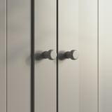 GULLABERG Door with hinges, grey, 50x229 cm