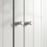GULLABERG Door with hinges, white, 50x229 cm