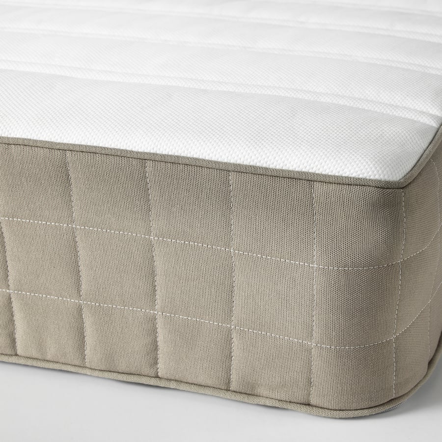 HAMARVIK Sprung mattress firm, dark beige IKEA