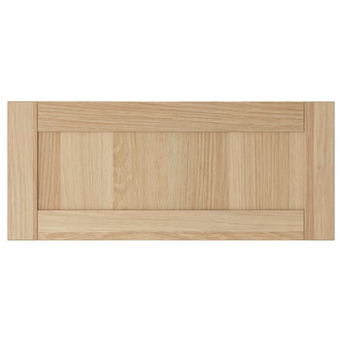 A HANVIKEN light oak wooden drawer. Its light colour adds a warm touch, and its made of fibreboard with a smooth finish.