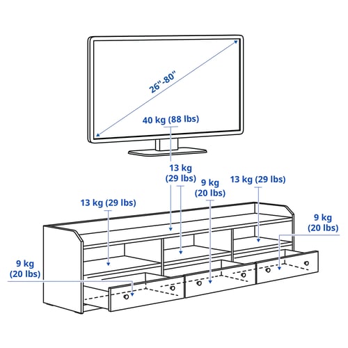 Illustration with measurements for the product: HAUGA.