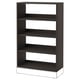 HAVSTA dark brown wooden bookcase, minimalist design with four open shelves.