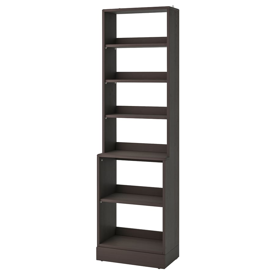 HAVSTA Shelving unit with plinth dark brown IKEA
