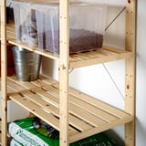 HEJNE 4 sections/shelves, softwood, 307x50x171 cm