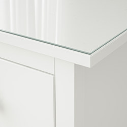 Hemnes Glass Top 108x50 Cm Ikea