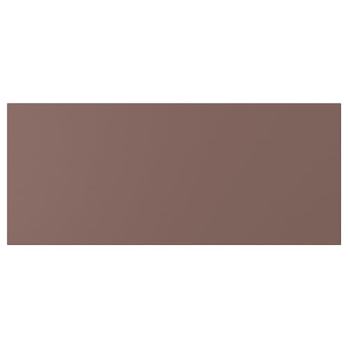 Rectangular HJORTVIKEN panel, red-bronze with subtle texture, flat surface.