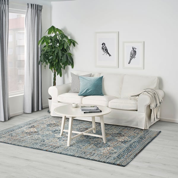 HVIDDING rug, low pile, multicolour, 160x235 cm IKEA