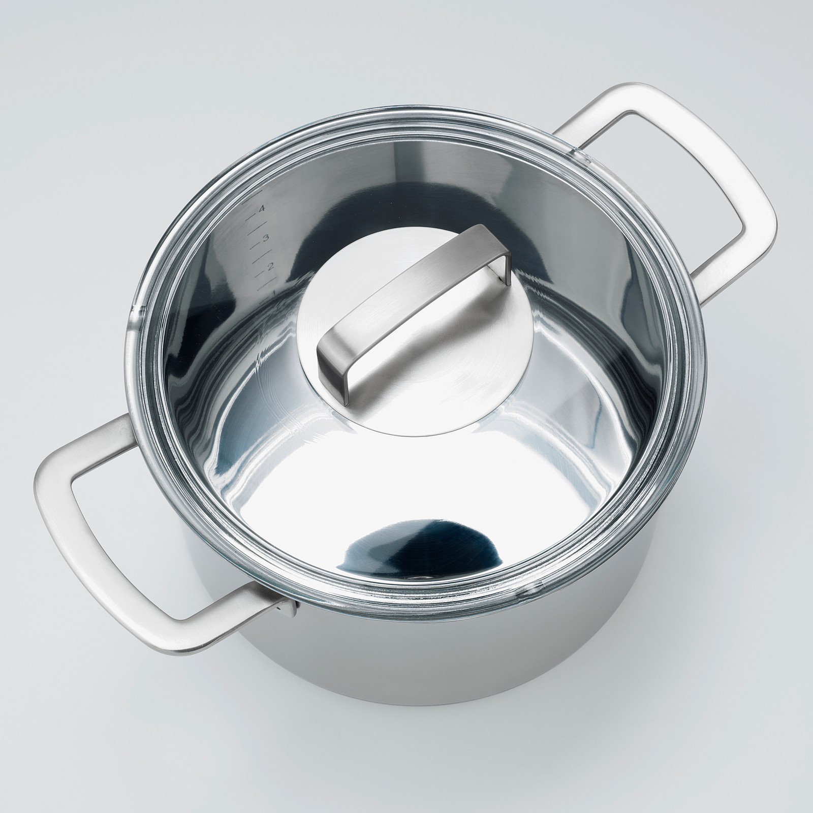 IKEA 365+ Pot with lid stainless steel/glass IKEA