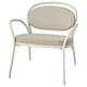 ISMANTORP Armchair, metal light grey-beige/Tibbleby light beige