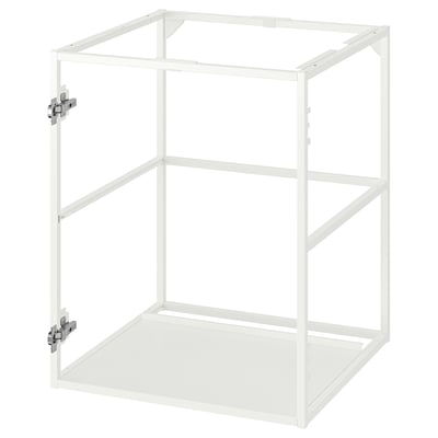 JÄRNBODA Base cabinet for sink, white, 60x60x75 cm