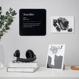 KÄNGSLEBODA Wall decoration, traveller, 20x20 cm