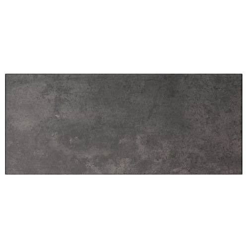 KALLVIKEN dark grey drawer unit, textured concrete look, modern industrial design.