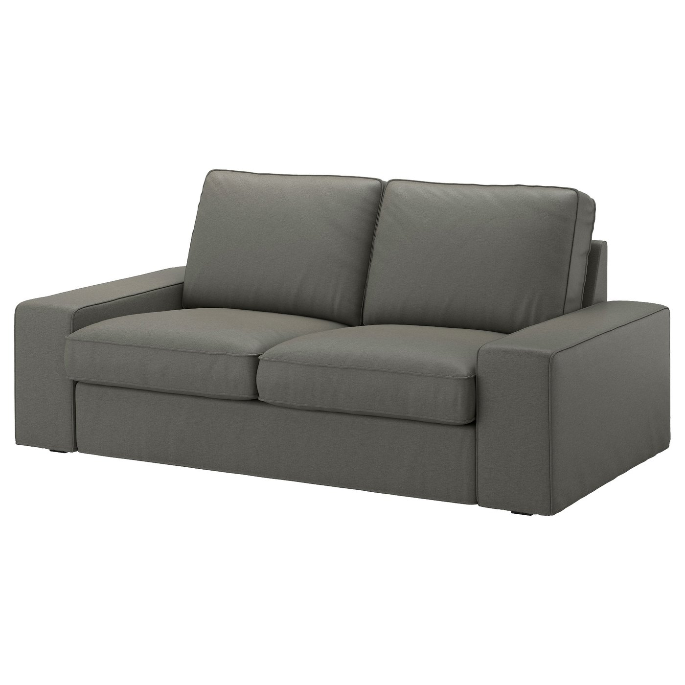 Kivik Two Seat Sofa Borred Grey Green Ikea