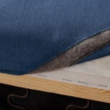 KLIPPAN Cover for 2-seat sofa, Vissle blue