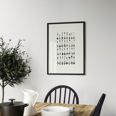 KNOPPÄNG Frame with poster, souvenir collection, 50x70 cm