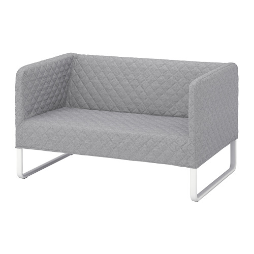 Knopparp 2 Seat Sofa Knisa Light Grey Ikea