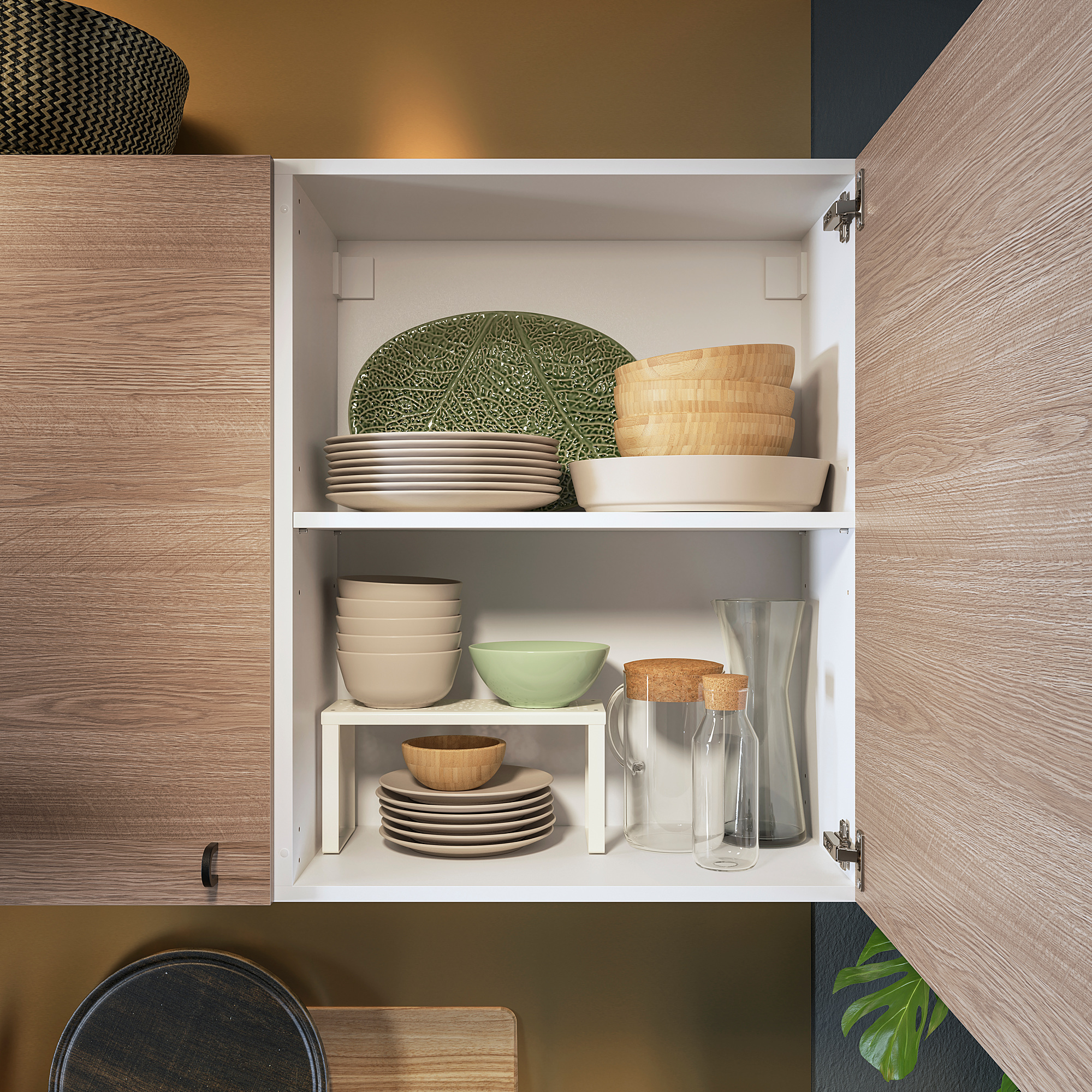 KNOXHULT مطبخ مظهر الخشب رمادي IKEA