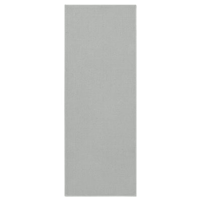 KÖRFÄLT Kitchen mat, light grey, 45x120 cm