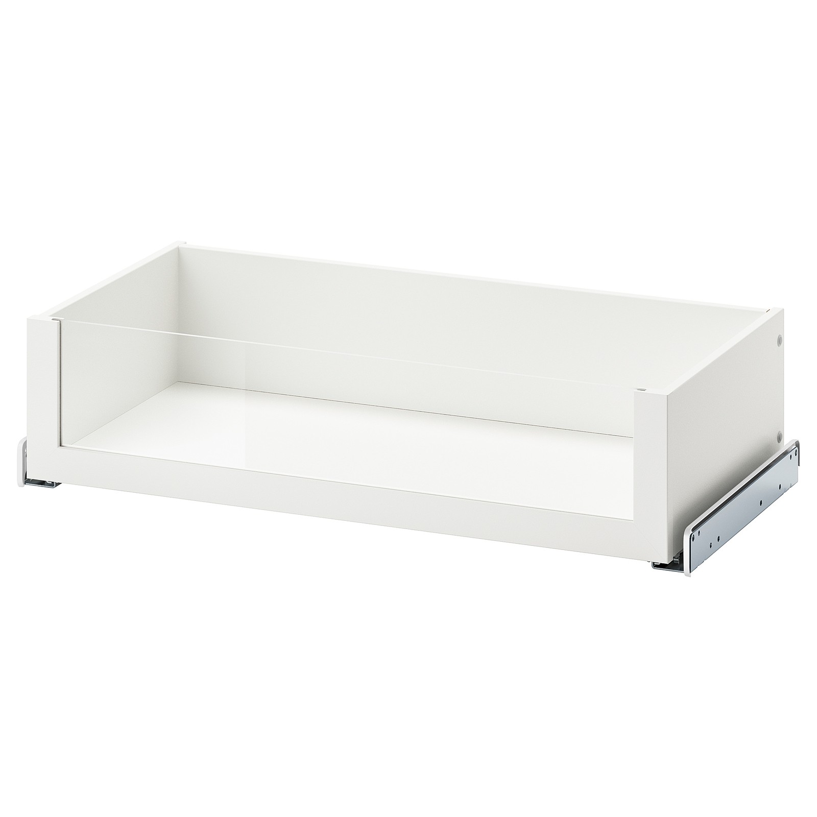 KOMPLEMENT Drawer with glass front white IKEA