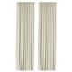 KORGMOTT Block-out curtains, 1 pair, beige/with heading tape, 145x300 cm