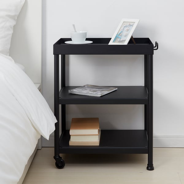 Kornsjo طاولة جانبية أسود 50x35 سم Ikea