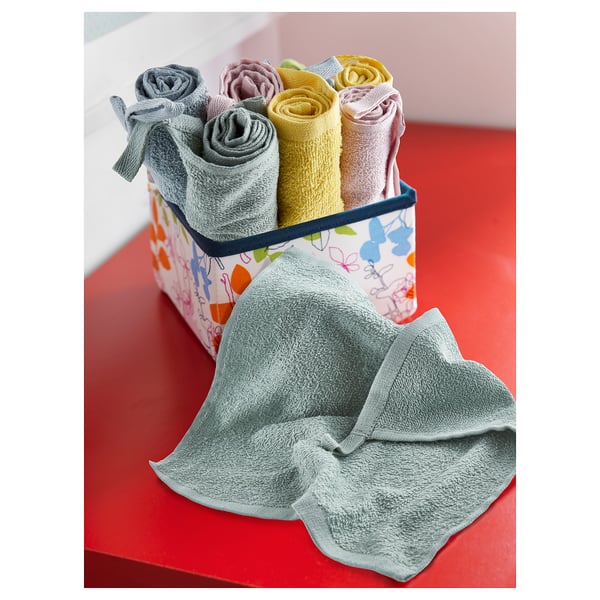 KRAMA Washcloth, multicolour, 30x30 cm