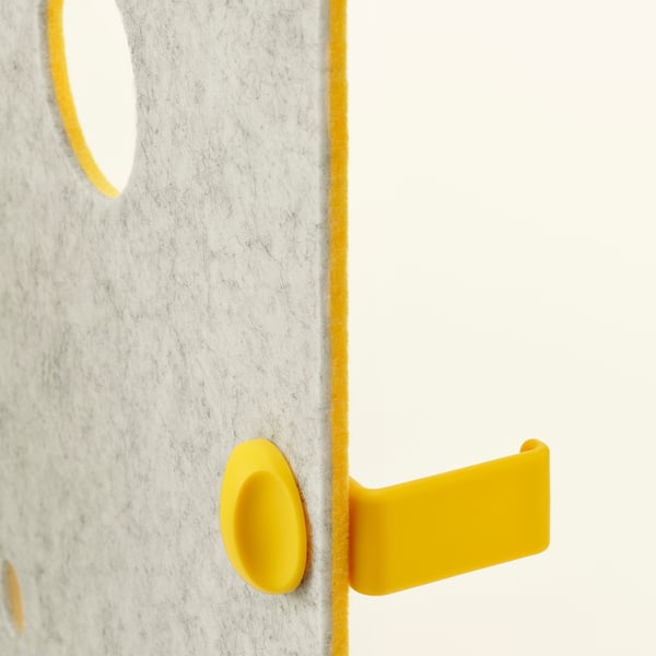 KURA Bed accessory, yellow/grey